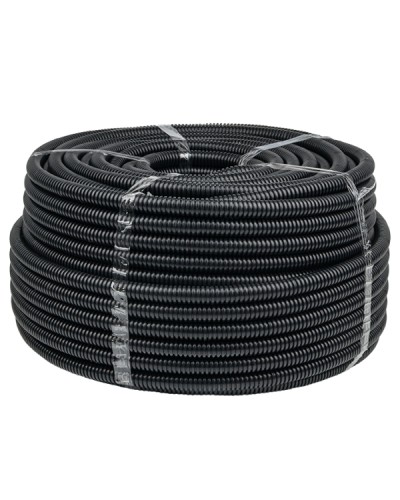 Труба гофр. негорючая безгалогеновая FRHF с протяжкой d20 мм (100 м) черная EKF-Plast (FRHF-20) в Белгороде Труба гофрированная Pintop.ru