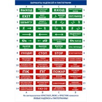 Оповещатель полусферическое световое табло со встроенной звуковой сиреной,наружнее исполнение Электротехника и Автоматика ЛЮКС-12-К НИ "УХОДИ"