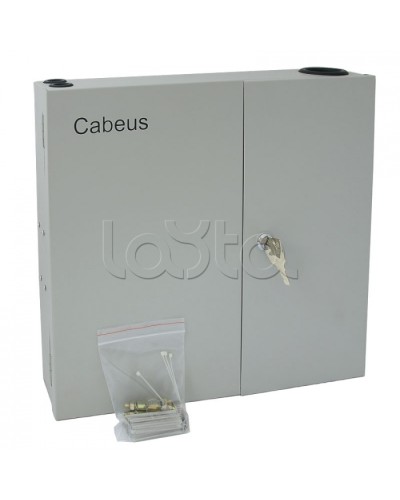 Бокс оптический настенный на 8 ST(FC) со сплайс пластиной (без пигтейлов и проходных адаптеров) Cabeus FO-WL-8ST-K в Белгороде Кросс оптический Pintop.ru