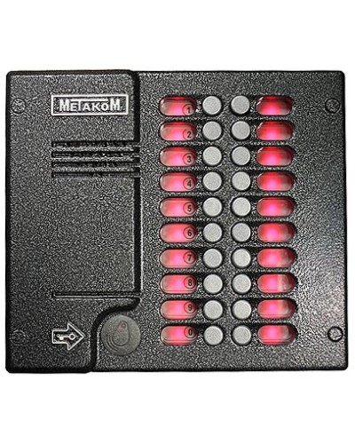 Блок вызова домофона Метаком MK20.2-RFEV в Белгороде Вызывные видеопанели малоабонентные Pintop.ru