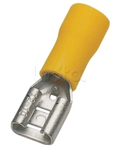 Клемма плоская изолированная 4-6 мм² (КПИ гнездо - 7.4мм) (100шт/уп) REXANT 08-0451 в Белгороде Клеммные колодки Pintop.ru