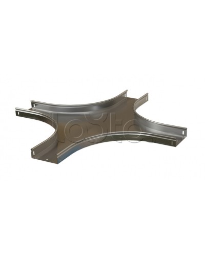 Ответвитель X-образный горизонтальный плавный Hyperline RST-CXS-600-80-0,8-R100-SZ в Белгороде Аксессуары для кабель-канала Pintop.ru