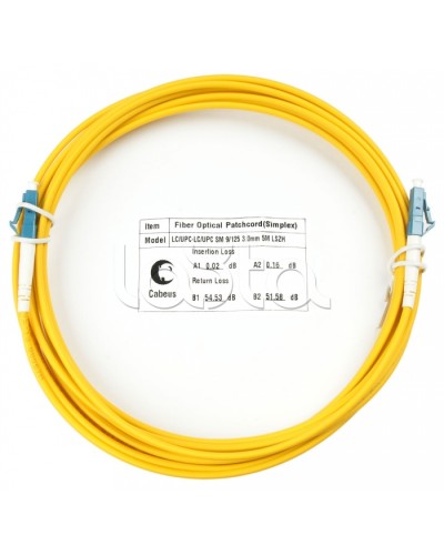 Шнур оптический simplex LC-LC 9/125 sm 25м LSZH Cabeus FOP(s)-9-LC-LC-25m в Белгороде Патч-корды оптические Pintop.ru