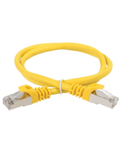 ITK Коммутационный шнур (патч-корд), кат.5Е FTP, 0,5м, желтый (PC05-C5EF-05M) в Белгороде Патч-корды и пигтейлы Pintop.ru
