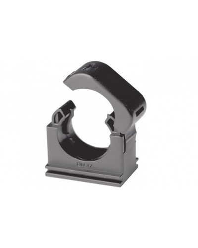 Держатель с крышкой DN 10 мм, полиамид, цвет чёрный DKC PASW10N в Белгороде Держатели, клипсы, скобы Pintop.ru