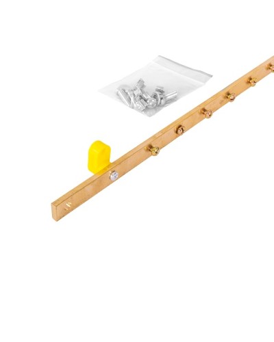 Панель заземления вертикальная ЦМО ПЗ-1000.200А в Белгороде Аксессуары для стоек и шкафов Pintop.ru