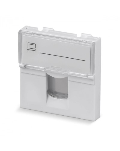 Вставка 45x45 (Mosaic) для 1 модуля формата Keystone Jack (арт.078604) Cabeus (FP-L-45-1M) в Белгороде Модули Keystone Pintop.ru