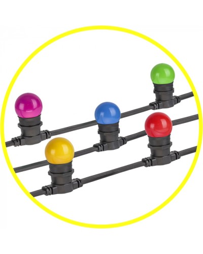 Гирлянда Navigator 93 662 NGF-001-02 (белтлайт 40 10м Е27 черный) в Белгороде Источники света(Лампы) Pintop.ru