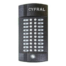 Блок вызова аудиодомофона на 20 абонентов Цифрал M-20M/T