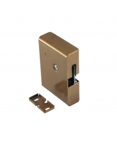 Замок электромеханический с толкателем и датчиком положения двери Promix-SM308.10.1 (коричневый) в Белгороде Электромагнитные замки Pintop.ru