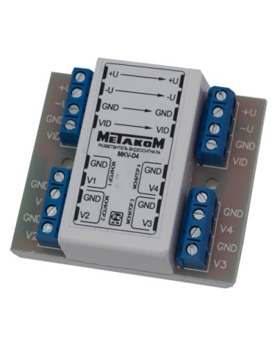 Разветвитель видеосигнала Метаком MKV-D4C в Белгороде Блоки коммутации многоабонентные Pintop.ru