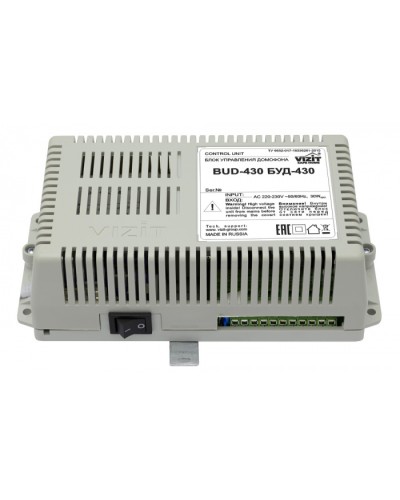 Блок управления Vizit БУД-430S в Белгороде Блоки управления многоабонентные Pintop.ru