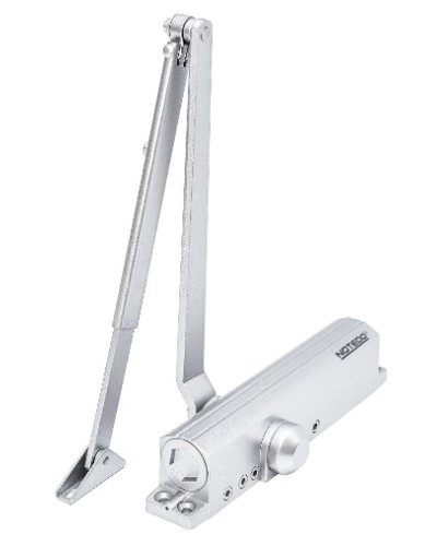 Доводчик NOTEDO DC-030-130 EN2-5, с рычажной тягой, DA+BC, (белый) в Белгороде Доводчики Pintop.ru