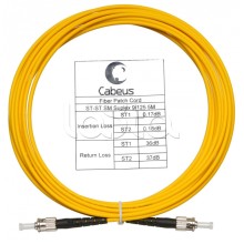 Шнур оптический simplex ST-ST 9/125 sm 5м LSZH Cabeus FOP(s)-9-ST-ST-5m