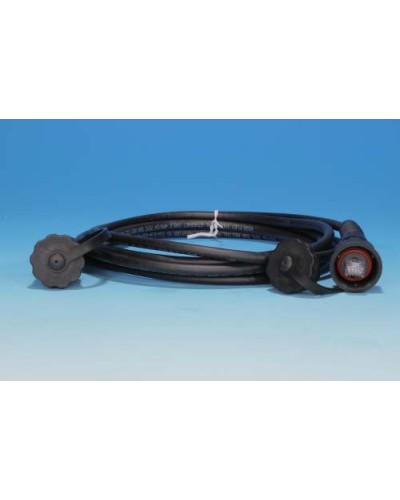 Патч-корд промышленный Hyperline PC-IE-LPM-UTP-RJ45-RJ45-C5e-2M-BK в Белгороде Патчкорды (медные) Pintop.ru