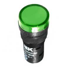 Лампа AD16DS(LED)матрица d16мм зеленый 24В AC/DCIEK (BLS10-ADDS-024-K06-16)