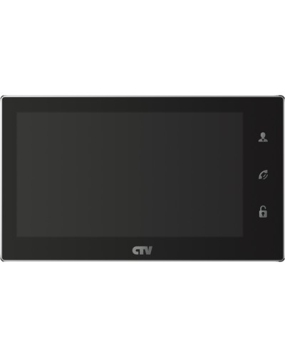 Монитор видеодомофона CTV-M4706AHD (черный) в Белгороде Абонентские видеоустройства Pintop.ru