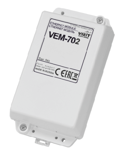 Ethernet-модуль Vizit VEМ-702 в Белгороде Аксессуары для многоабонентных систем Pintop.ru