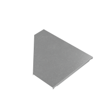 Крышка переходника левого 150-400 мм "ПЛЮС" INOX304 КМ-Профиль (KPDplus150-400-L INOX304)