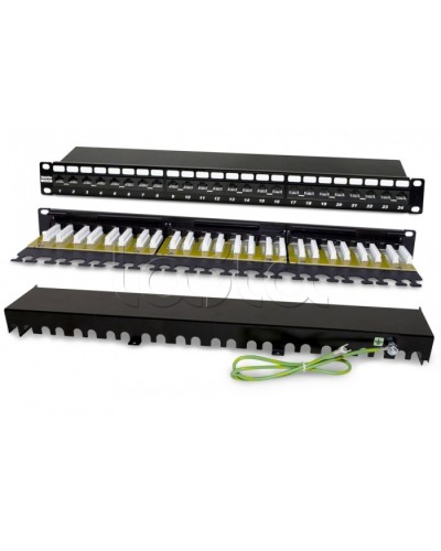 Патч-панель Hyperline PP2-19-24-8P8C-C6A-110D в Белгороде Патч панель Pintop.ru
