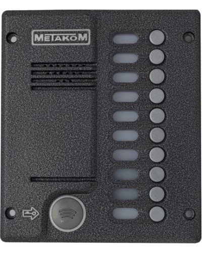 Блок вызова домофона Метаком MК10.2-MFEVN в Белгороде Вызывные видеопанели малоабонентные Pintop.ru