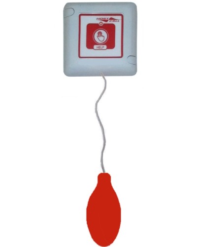 Пневмокнопка вызова влагозащищенная со шнуром Hostcall MP-435W2 в Белгороде Система оповещения и трансляции Hostcall Pintop.ru