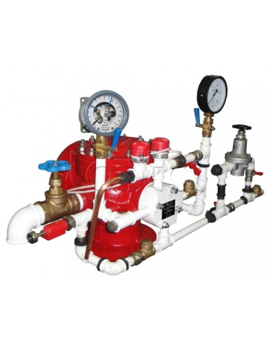 Узел управления спринклерный воздушный в комплекте с акселератором Спецавтоматика УУ-С100/1,6В3-ВФ.О4-01 в Белгороде Устройства пуска водяного пожаротушения Pintop.ru