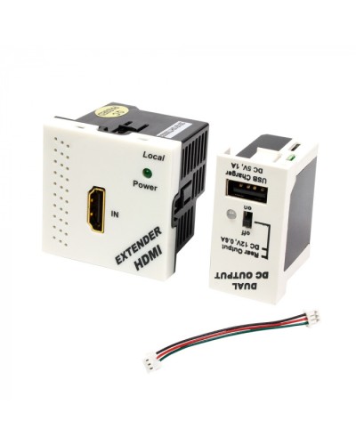 Конвертор RJ45-HDMI LANMASTER LAN-SIP-23HDMI/TX-WH в Белгороде Медиаконвертеры Pintop.ru