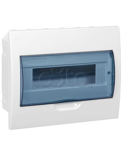 Бокс ЩРВ-П-12 модулей встраиваемый пластик IP41 IEK (MKP12-V-12-40-10) в Белгороде Боксы для автоматов Pintop.ru