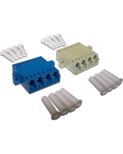 Адаптер оптический LC, OM4 корпус SC дуплекс, квадро LANMASTER LAN-4LC/S-AM-OM4 в Белгороде Коннекторы Pintop.ru