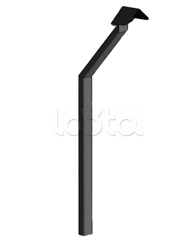 Стойка кнопки выхода Аякс наклонная исп.02 (в землю), черная Магнито-контакт в Белгороде Дополнительное оборудование для ОПС Pintop.ru