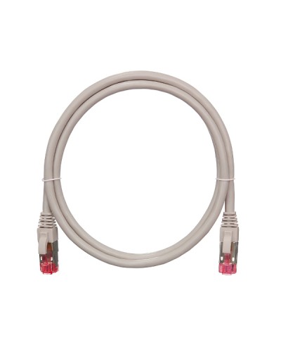 Шнур коммутационный 2хRJ45/8P8C S/FTP кат.6A (NMC-PC4SA55B-030-C-GY) NIKOMAX (3 м) в Белгороде Патчкорды (медные) Pintop.ru