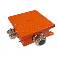 Экпласт SMB165 Коробка металл, огн. E-110,о/п 164х164х65, IP66, 5P, (1,5-4 мм2), оранж.