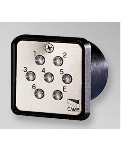 Клавиатура кодонаборная 7-кнопочная, встраиваемая Came 001S6000 в Белгороде Запчасти для шлагбаумов и автоматики Pintop.ru