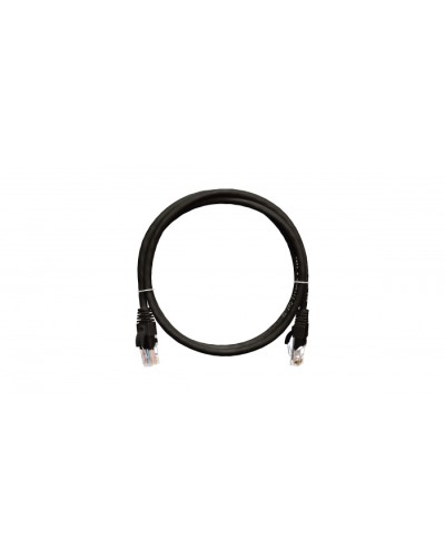 Шнур коммутационный 2хRJ45/8P8C, U/UTP, 4 пары, Кат.5е, PVC, черный (0,3м) NIKOMAX NMC-PC4UD55B-003-BK в Белгороде Патчкорды (медные) Pintop.ru