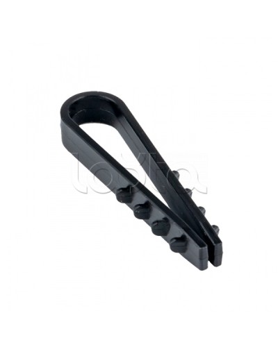 Дюбель-хомут для круглого кабеля (5-10мм) черный (50шт.) EKF PROxima (plc-ncs50-5x10b) в Белгороде Крепеж: Дюбели, шурупы, саморезы Pintop.ru