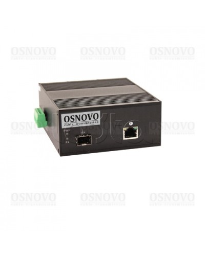 Медиаконвертер Gigabit Ethernet с поддержкой PoE OSNOVO OMC-1000-11HX/I в Белгороде Медиаконвертеры Pintop.ru