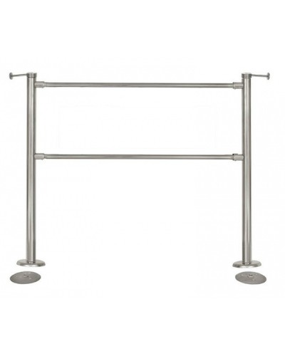 Стойка Ростов-Дон ОБ1/2-1 (Хром) в Белгороде Ограждения Pintop.ru