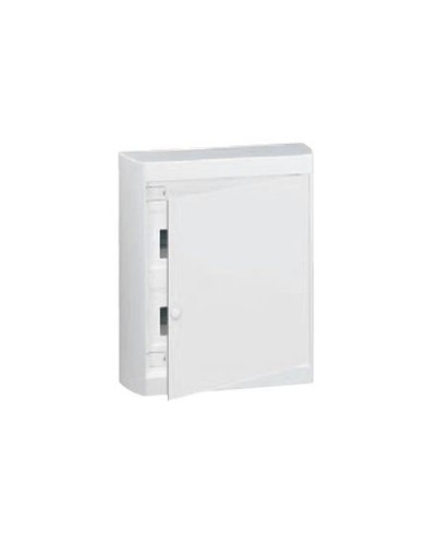 Накладной распределительный щит Nedbox с белой дверью 2 рейки х 12 (+1) модулей Legrand 601237 в Белгороде Боксы для автоматов Pintop.ru