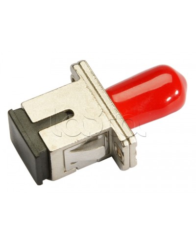 Соединитель проходной ST-SC, MM(для многомодового кабеля), simplex Cabeus ST-SC-MM в Белгороде Проходные адаптеры и розетки оптические Pintop.ru