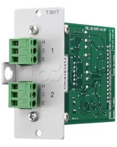 Модуль выходной 2-mic/line с DSP-процессором TOA T-001T в Белгороде Системы оповещения и трансляции TOA Pintop.ru