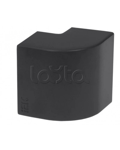 ELECOR Угол внешний КМН 60х40 черный (4шт/компл) IEK (EL-KK10D-N-060-040-K02) в Белгороде Аксессуары для кабель-канала Pintop.ru