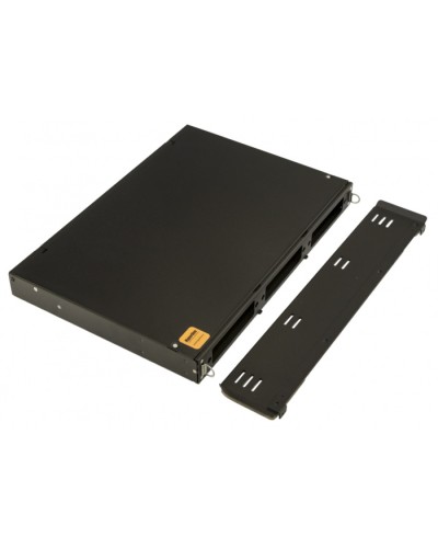 Бокс оптический 19 Hyperline FO-19V-1U-3xSLT-W130H30-24UN-BK в Белгороде Кросс оптический Pintop.ru