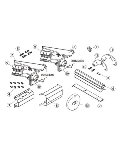 Рычаги F500 без крепления Came 119RID185 в Белгороде Запчасти для шлагбаумов и автоматики Pintop.ru