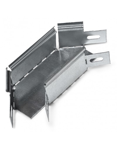 Угол плоский 45° 400x80 (0,7) ПожТехКабель (548-104) в Белгороде Аксессуары для лотков Pintop.ru