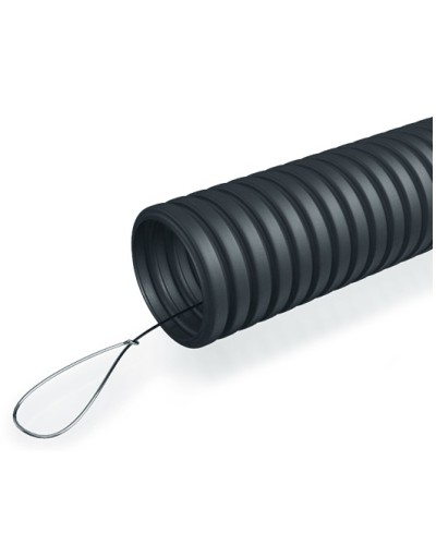 Труба гофр. ПНД 40 мм с зондом ПожТехКабель (15 м) в Белгороде Труба гофрированная Pintop.ru