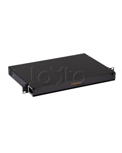 Органайзер оптический 19, 1U NIKOMAX NMC-OKFP-SL-1U-BK в Белгороде Кабельные органайзеры Pintop.ru