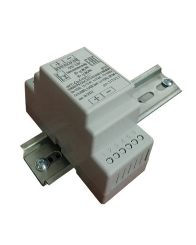 Барьер искрозащиты Магнито-контакт «АБИ-1DIN» (12В, 600мА, IP20) в Белгороде Комутационные взрывозащищенные коробки Pintop.ru