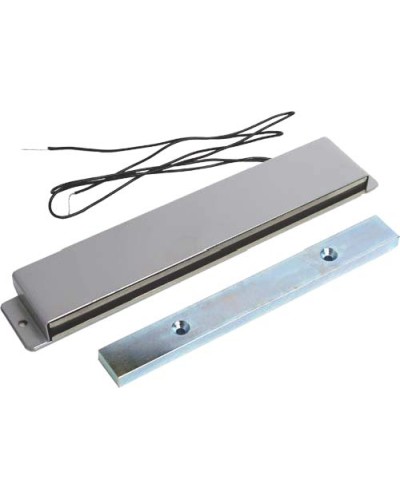 Замок электромагнитный миниатюрный Aler AL-80FU (24 В, серый) в Белгороде Электромагнитные замки Pintop.ru