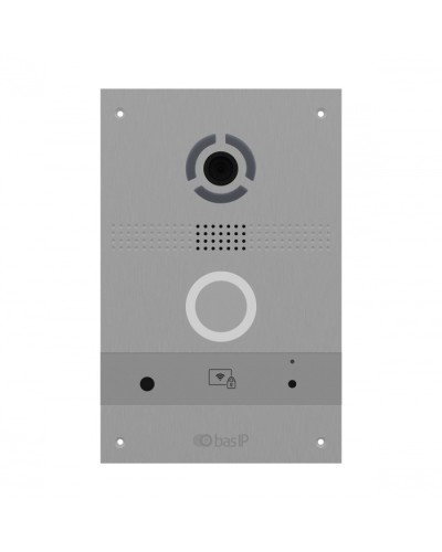 Панель вызывная индивидуальная BAS-IP AV-08FB SILVER в Белгороде Вызывные видеопанели малоабонентные Pintop.ru